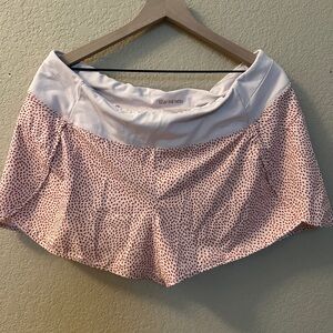 CALIA by Carrie Underwood Pink and White Athletic Shorts